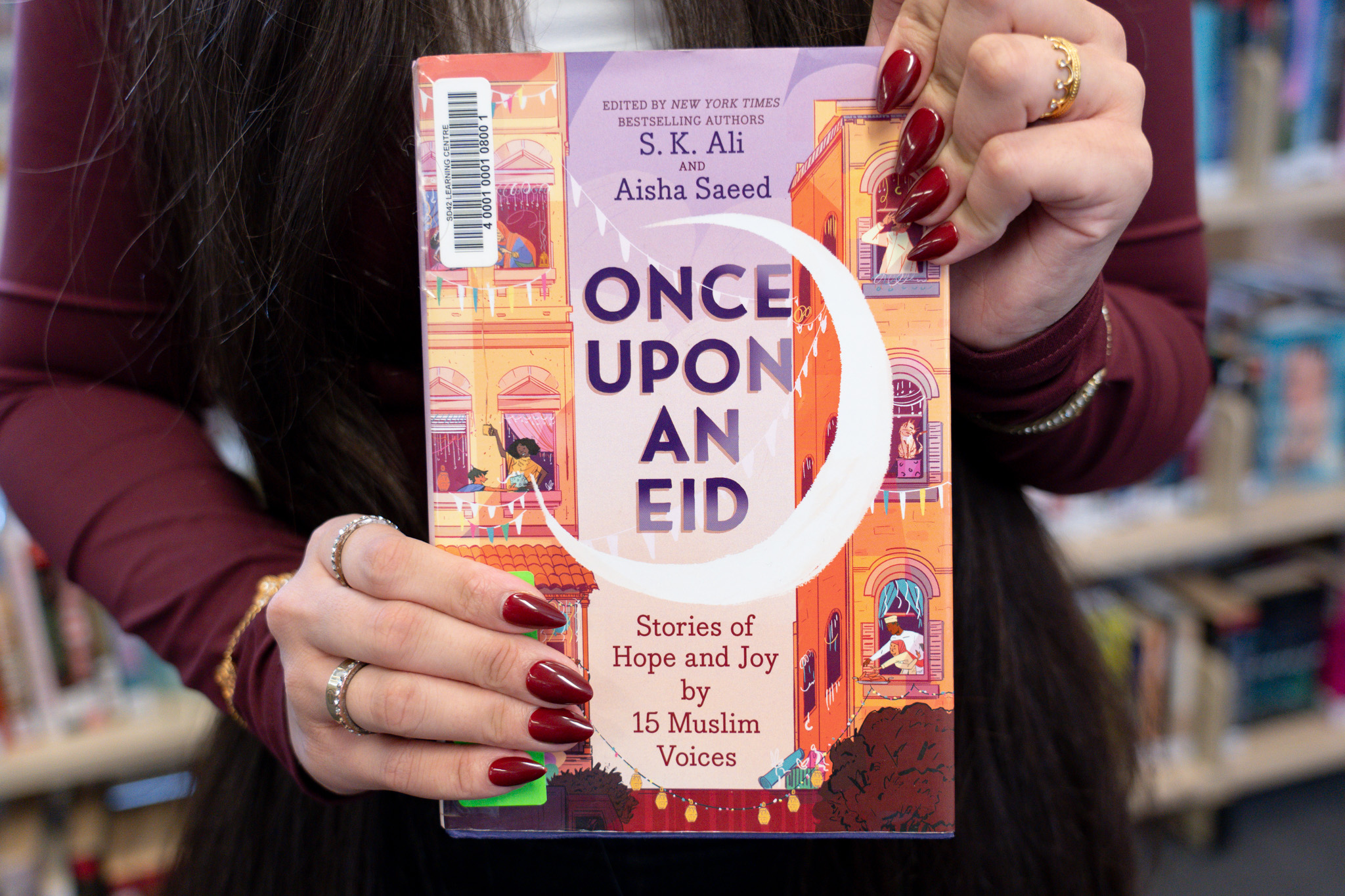 "Once Upon an Eid: Stories of Hope and Joy by 15 Muslim Voices" edited by S.K. Ali and Aisha Saeed.