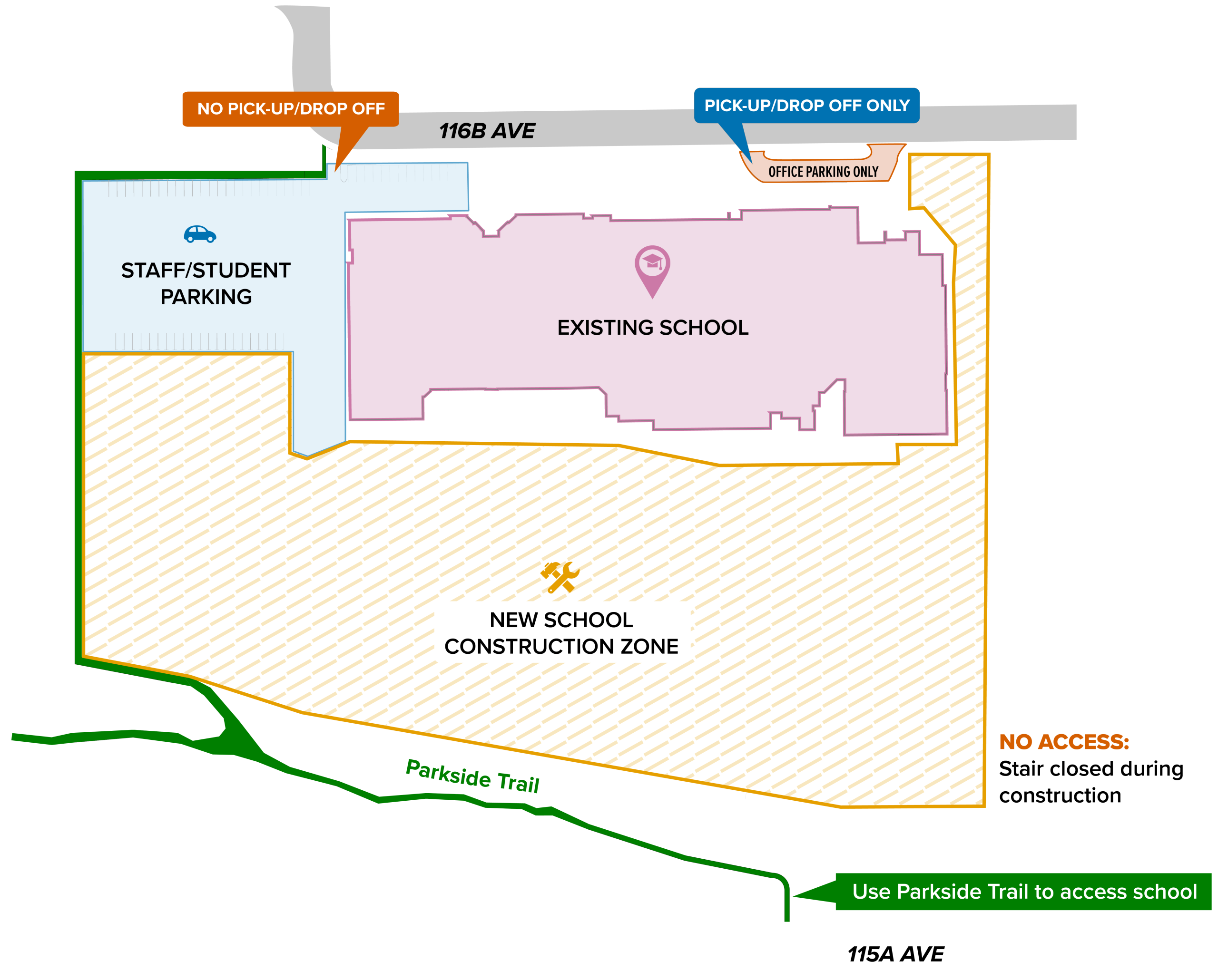 Pitt Meadows Secondary Site Map
