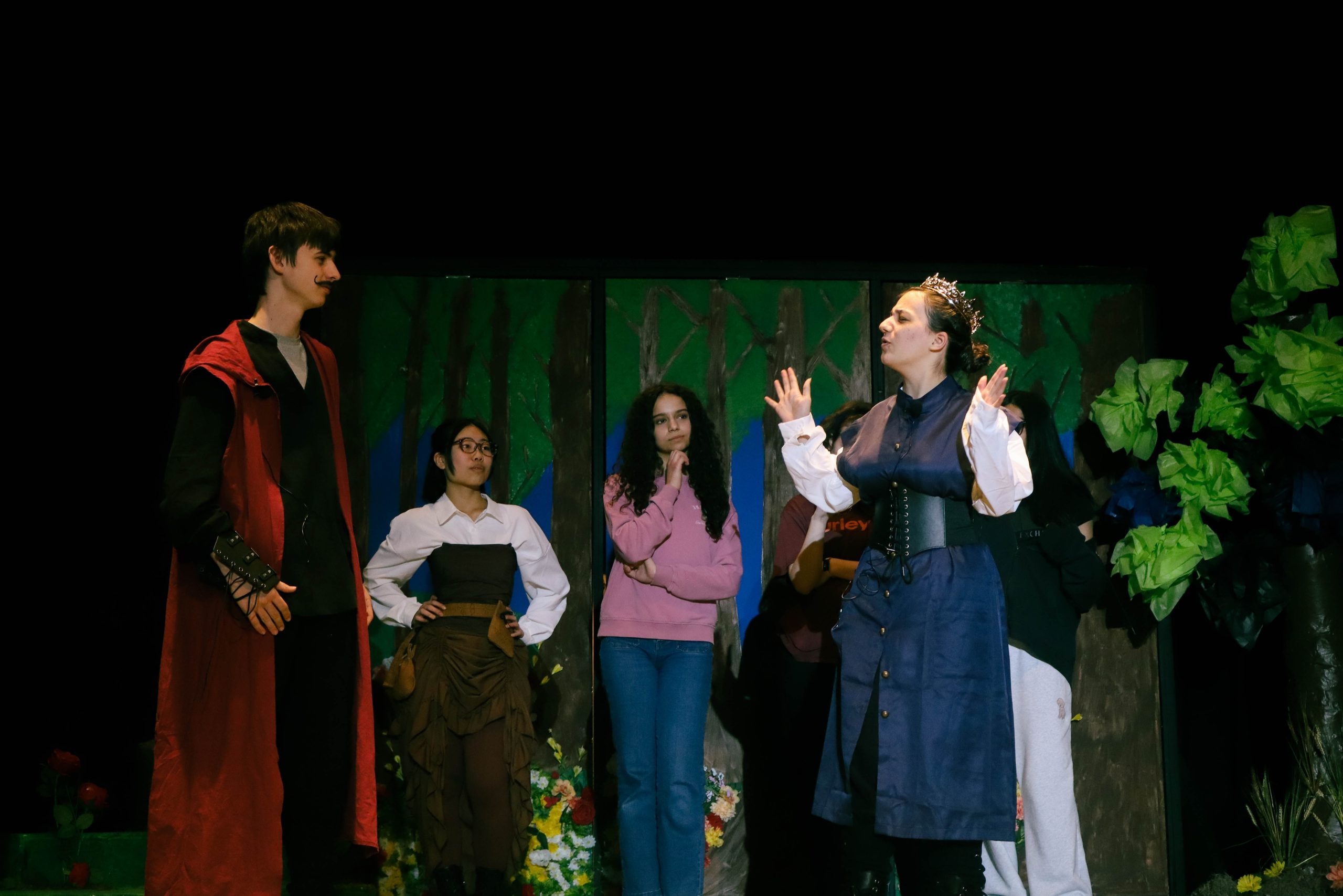 Westview Secondary students rehearse for their 2026 production.