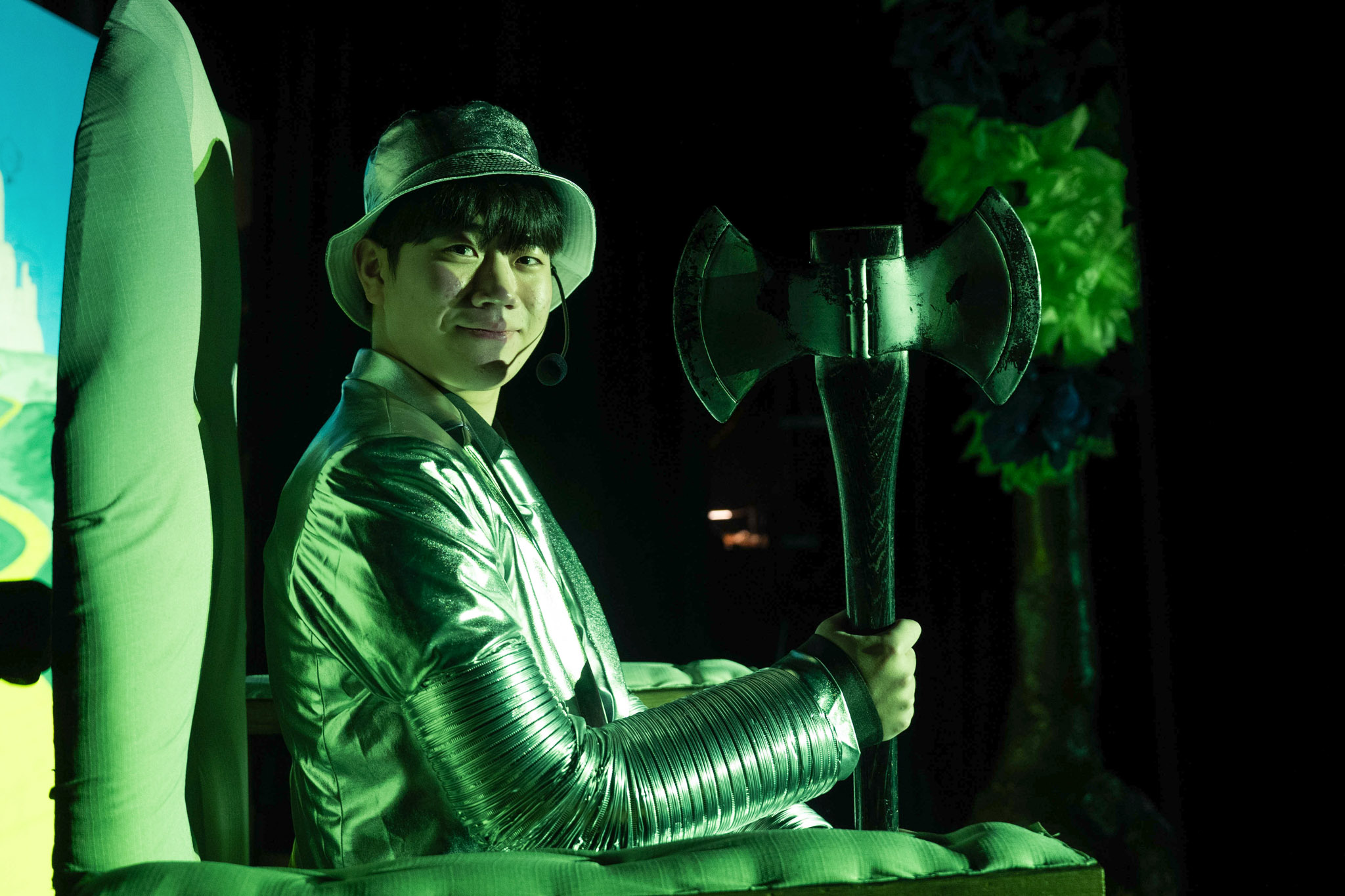 Westview Secondary theatre student rehearses for the production of "Wizard of Oz."