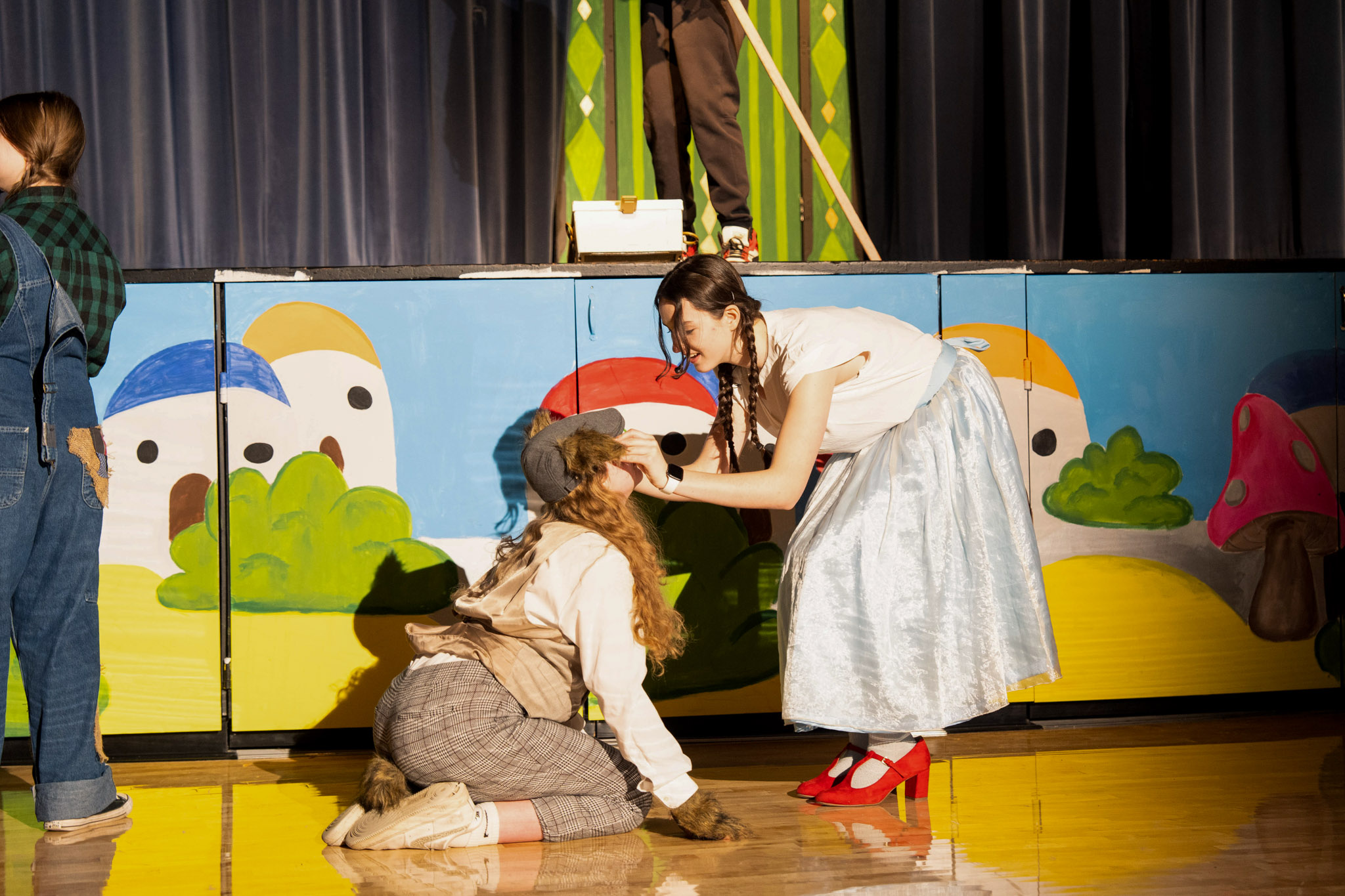 Westview Secondary theatre students rehearse for their production of "Wizard of Oz."