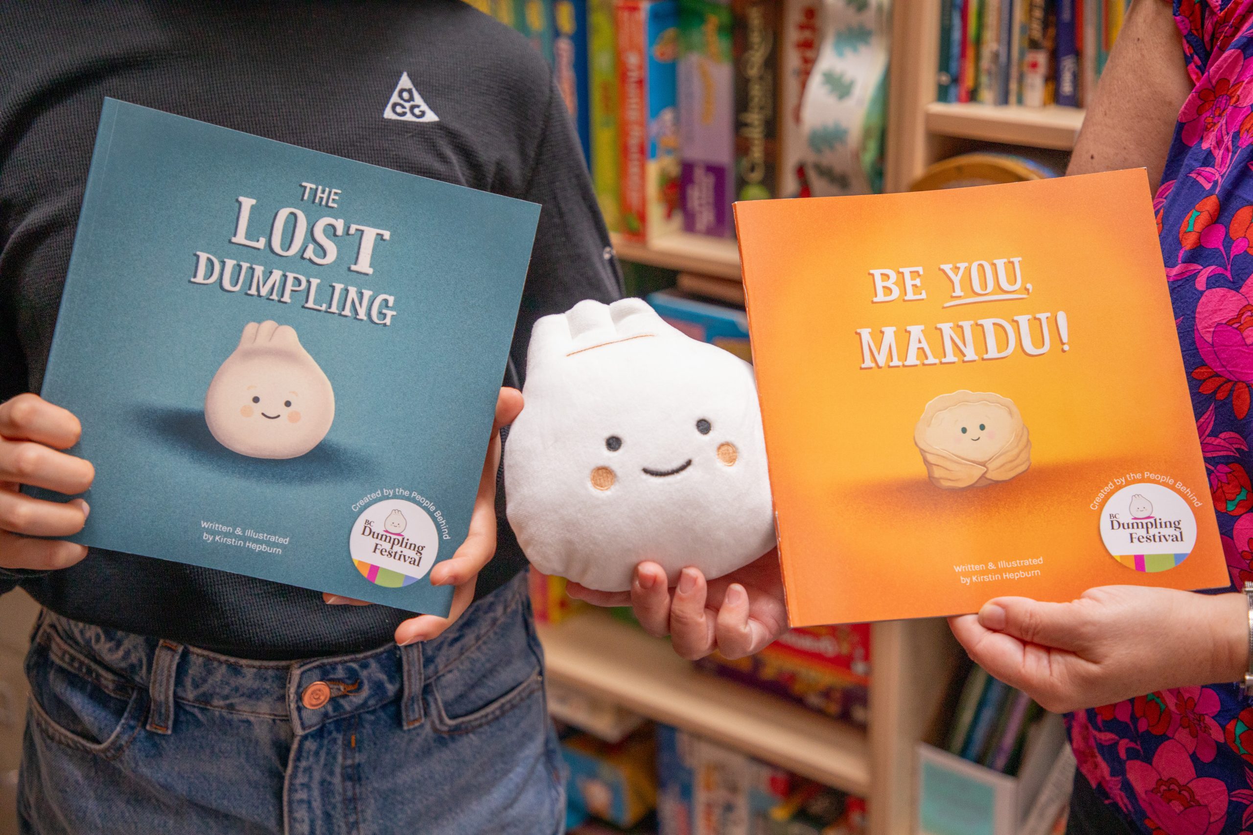 "The Lost Dumpling" and "Be You, Mandu!" by Kirstin Hepburn.